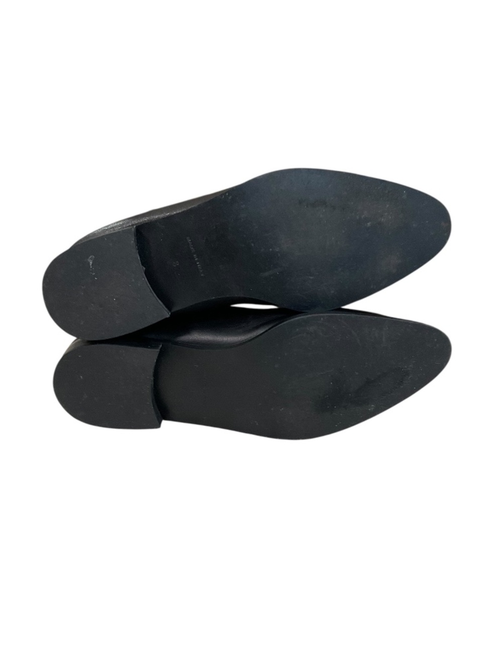 Everlane Modern Babo Black Leather Slip-On Loafers Shoes Size 8 Made in Italy - Picture 10 of 11